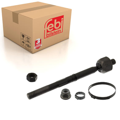 Front Inner Tie Rod Inc Counter Nut Lock Nut & Clamping Clips Fits Va Febi 44156