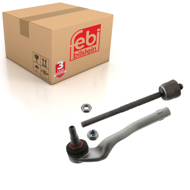 Front Left Tie Rod Inc Tie Rod End Nut & Lock Nut Fits Mercedes Benz Febi 44215