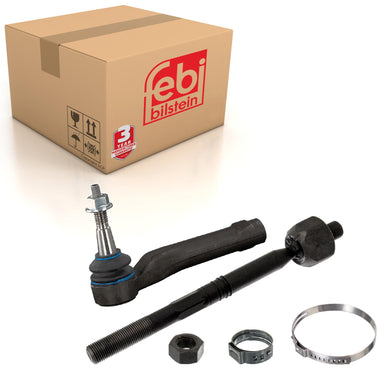 Front Left Tie Rod Inc Tie Rod End & Additional Parts Fits Vauxhall A Febi 44249