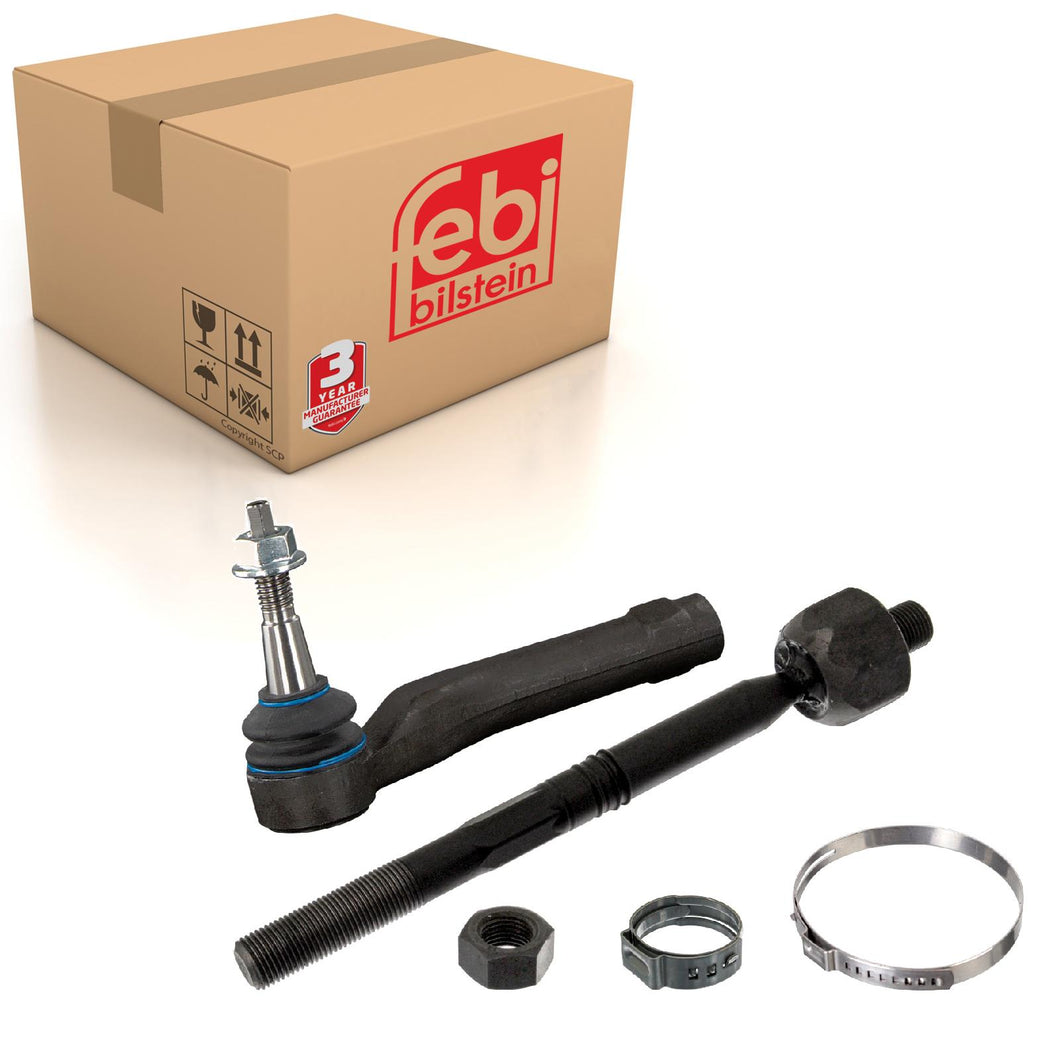 Front Left Tie Rod Inc Tie Rod End & Additional Parts Fits Vauxhall A Febi 44249