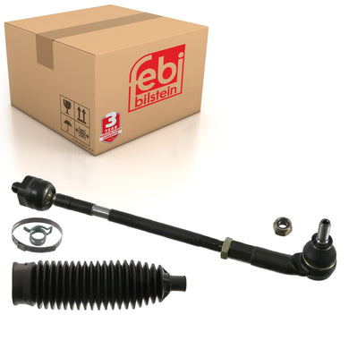 Front Left Tie Rod Inc Steering Boot Set Fits Volkswagen Crossfox Cro Febi 44343