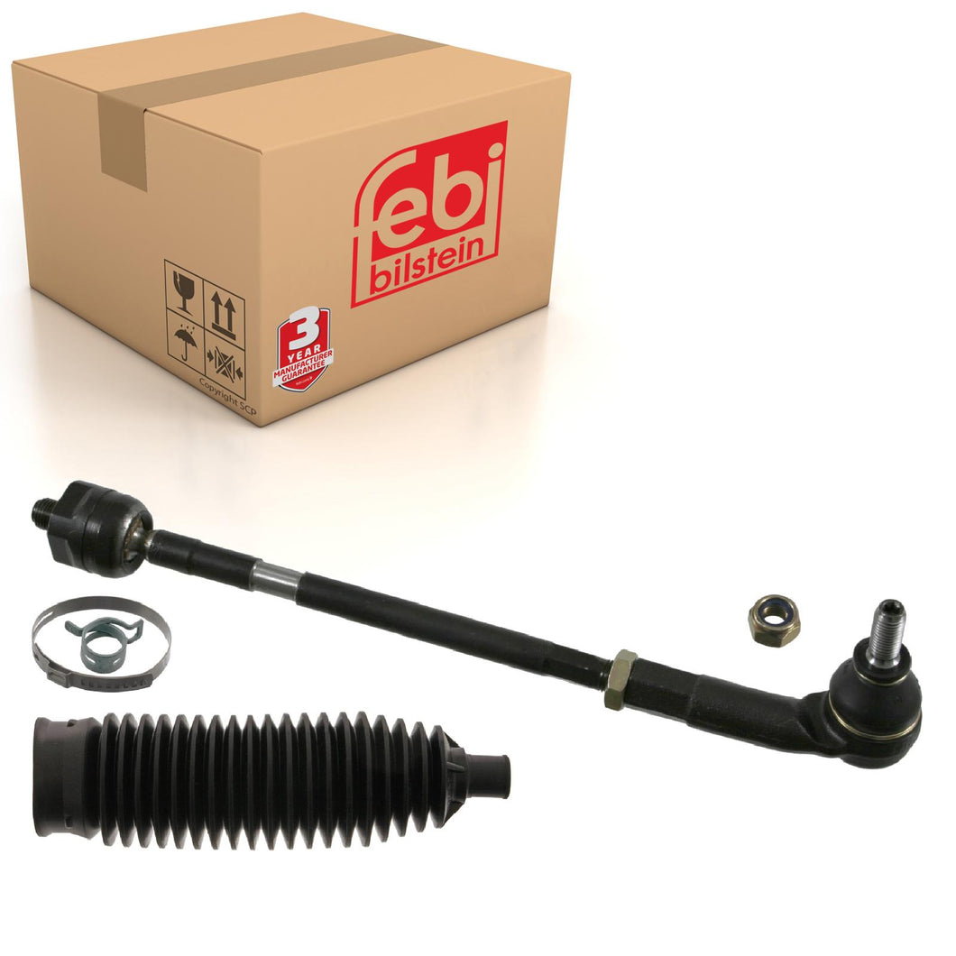 Front Left Tie Rod Inc Steering Boot Set Fits Volkswagen Crossfox Cro Febi 44343