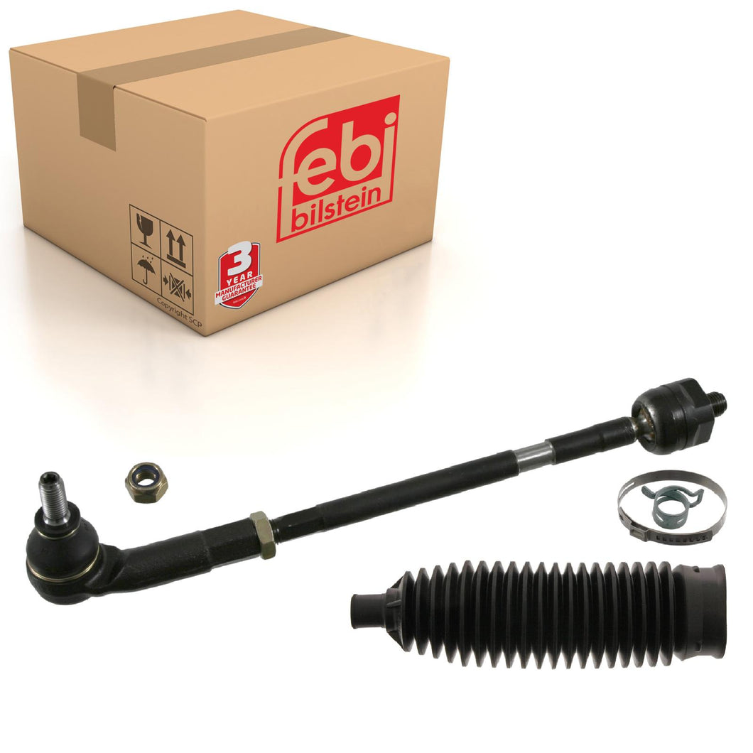 Front Right Tie Rod Inc Steering Boot Set Fits Volkswagen Crossfox Cr Febi 44344