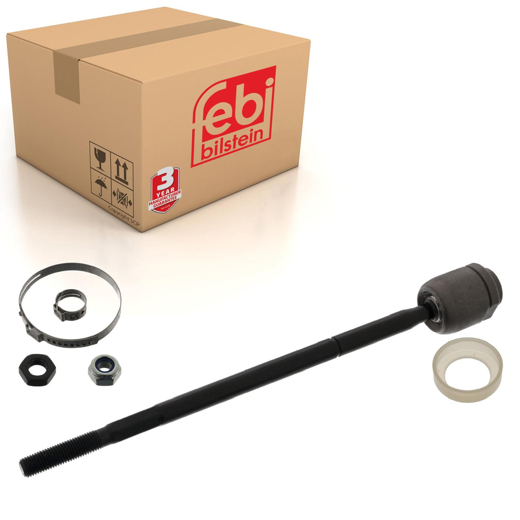 Front Inner Tie Rod Inc Counter Nut Lock Nut & Clamping Clips Fits Va Febi 44437