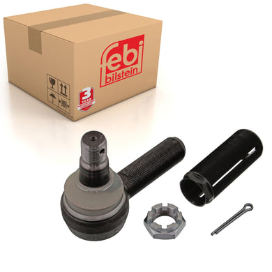 Tie Rod Drag Link End Inc Threaded Sleeve Castle Nut & Cotter Pin Fit Febi 44521