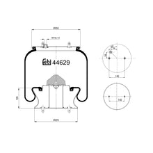 Load image into Gallery viewer, Front Air Spring Inc Steel Piston Fits Scania Serie 4 Bus Bus4-Serie Febi 44629