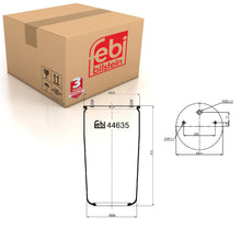 Load image into Gallery viewer, Air Spring No Piston Fits Gigant Achsen OE 00246192 Febi 44635