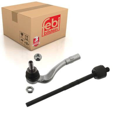 Front Left Tie Rod Inc Tie Rod End Nut & Lock Nut Fits Mercedes Benz Febi 44691