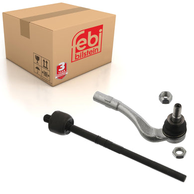 Front Right Tie Rod Inc Tie Rod End Nut & Lock Nut Fits Mercedes Benz Febi 44692