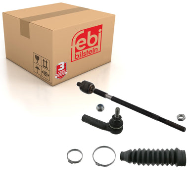 Front Right Tie Rod Inc Steering Boot Set Fits Volkswagen Caddy Polo Febi 44740