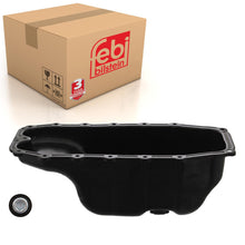 Load image into Gallery viewer, Sump Pan Inc Oil Drain Plug &amp; Seal Ring Fits Vauxhall Agila Astra Com Febi 44880