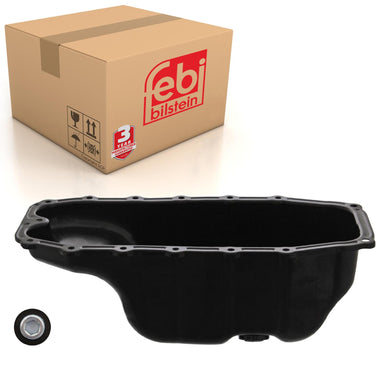 Sump Pan Inc Oil Drain Plug & Seal Ring Fits Vauxhall Agila Astra Com Febi 44880