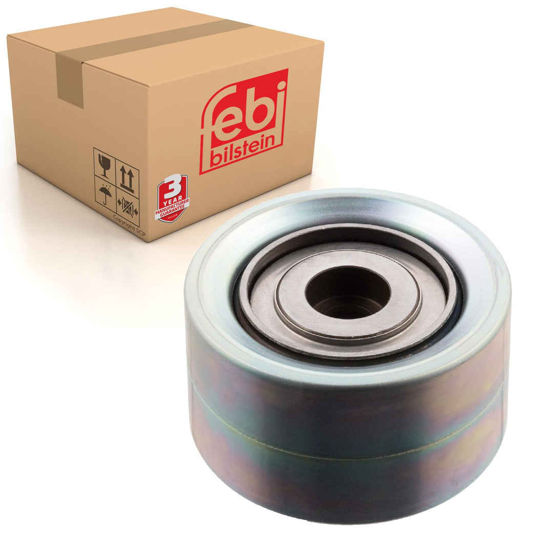 Auxiliary Belt Idler Pulley Fits Mercedes Benz Actros Antos ArocsActr Febi 45073