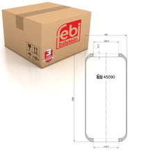 Load image into Gallery viewer, Rear Air Spring No Piston Fits Mercedes Benz Vario809 811 814 EVOBUS Febi 45090