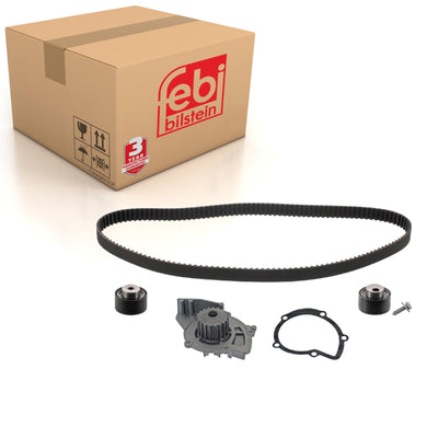 Water Pump Timing Belt Kit Fits Lancia Phedra FIAT Peugeot Febi 45108