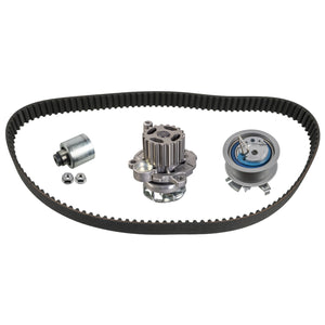 Timing Belt Kit Inc Water Pump Fits Volkswagen Bora 4motion Caddy Cro Febi 45133