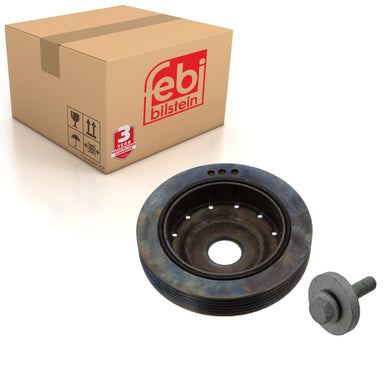 Decoupled Crankshaft Pulley Inc Bolt Fits Renault Clio Kangoo Laguna Febi 45179