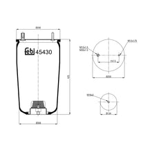 Load image into Gallery viewer, Air Spring No Piston Fits Bergische Achsen OE 542941770 Febi 45430