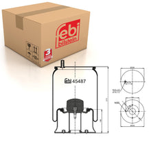 Load image into Gallery viewer, Rear Air Spring Inc Steel Piston Fits Mercedes Benz Actros Atego nur Febi 45487