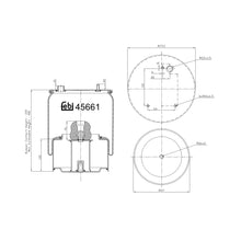Load image into Gallery viewer, Air Spring Inc Steel Piston Fits DAF bitte Abmessungen beachten/pleas Febi 45661