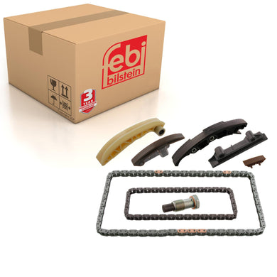 Camshaft Timing Chain Kit Inc Sliding Rails & Chain Tensioner Fits Po Febi 45735