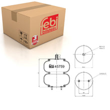 Load image into Gallery viewer, Air Spring Fits Volvo FH G3 G4 FM G4FH 300 340 360 380 400 420 440 46 Febi 45759