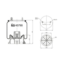 Load image into Gallery viewer, Air Spring Inc Plastic Piston Fits Fruehauf Crane OE M078580 Febi 45790