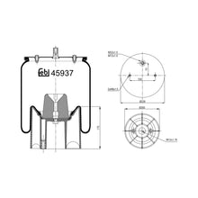 Load image into Gallery viewer, Air Spring Inc Plastic Piston Fits Schmitz Cargobull OE 16512 Febi 45937