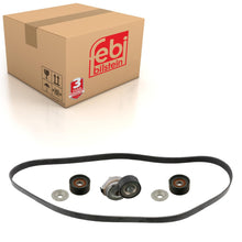 Load image into Gallery viewer, Auxiliary Belt Kit Inc Belt Tensioner &amp; Idler Pulleys Fits Neoplan CE Febi 45966