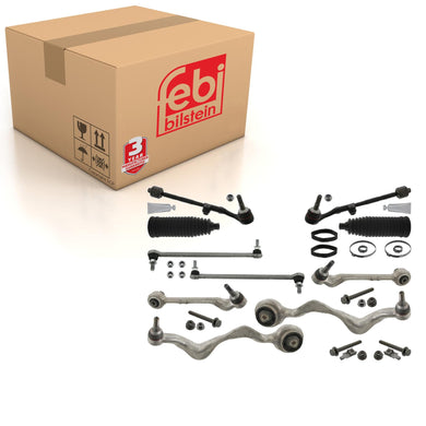 Front Control Arm Kit Inc Stabiliser Links Fits BMW 116 d Compact 116 Febi 46280