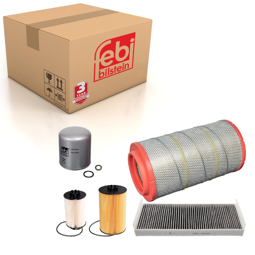 Filter Service Kit Fits MAN LIONS COACH TGA TGS Febi 46300