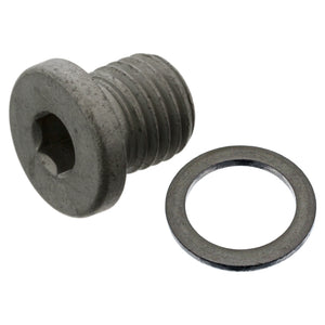 Oil Drain Plug Inc Sealing Ring Fits Mercedes Benz C-Class Model 203 Febi 46398