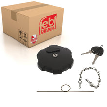 Load image into Gallery viewer, Lockable Solid Fuel Filler Cap Inc Gasket &amp; Chain Fits MAN Mercedes B Febi 46450