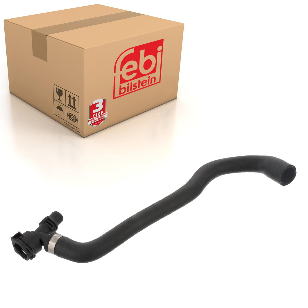Right Radiator Hose Inc Quick-Release Fastener Fits BMW 5 Series E39 Febi 46487