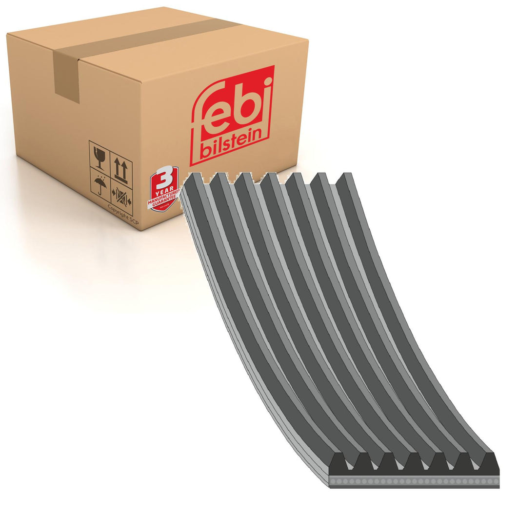 7 Ribbed Auxiliary V Belt Aux Multi 1690mm 7PK1690 Fits DAF Febi 46533