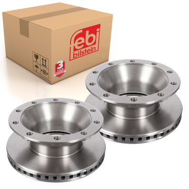 Pair of Brake Disc Fits Schmitz Cargobull OE 1176816 Febi 47030