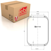 Load image into Gallery viewer, Rear Air Spring No Piston Fits IVECO EuroStar EuroTech Stralis AS E4 Febi 47144