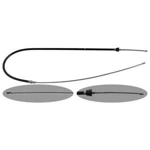 Rear Brake Cable Fits Volkswagen up! 12 6A Skoda Citigo NF Seat Mii K Febi 48302
