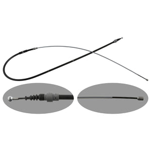 Rear Brake Cable Fits Skoda Roomster 5J OE 6Q7609721E Febi 48308