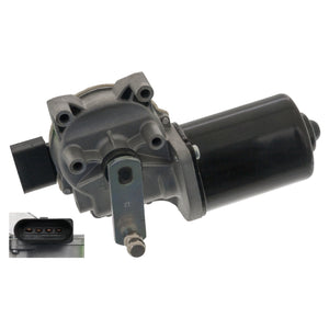 Front Wiper Motor Fits Volkswagen Amarok S1 Transporter LHD Only Febi 48671