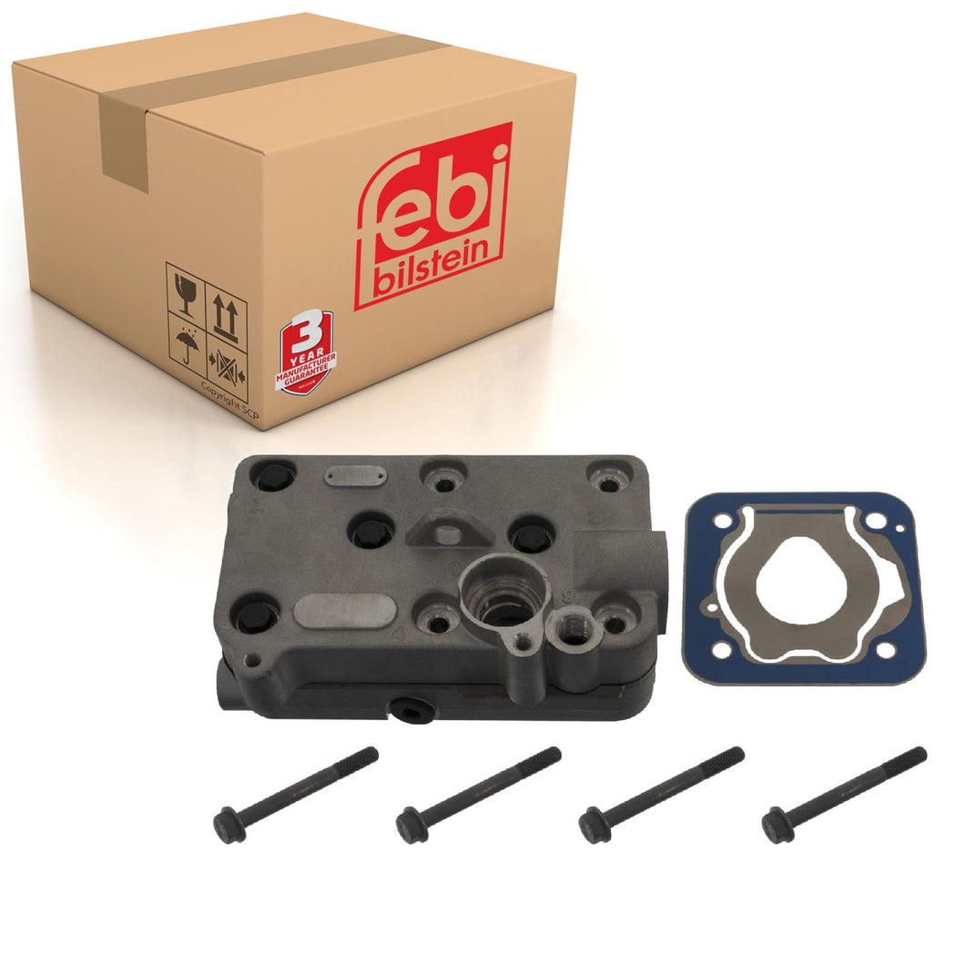 Air Compressor Cylinder Head Inc Valve Plate Fits Volvo FH12 G1 G2 FM Febi 48820