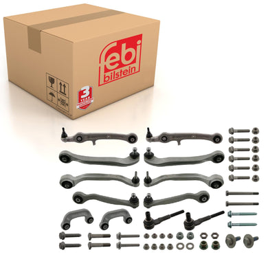Front Control Arm Kit Inc Stabiliser Links Fits Audi A6 Allroad quatt Febi 48902