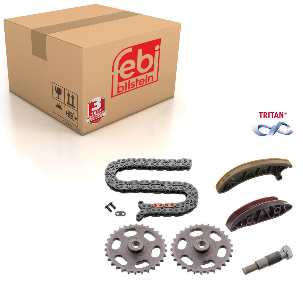 Camshaft Timing Chain Kit Fits Mercedes A-Class C-Class 651 050 00 16Febi 49571