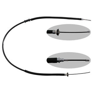 Rear Brake Cable Fits FIAT Punto Van III OE 46752977 Febi 49619