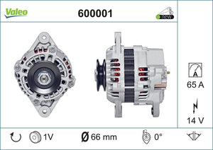 Alternator Fits Daewoo Matiz Valeo 600001