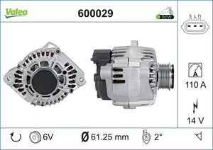Alternator Fits Hyundai Kia Sonata Forte Valeo 600029