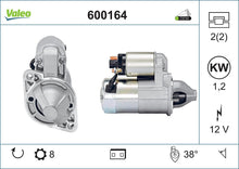 Load image into Gallery viewer, Starter Motor Fits Hyundai I30 Kia Ceed Valeo 600164