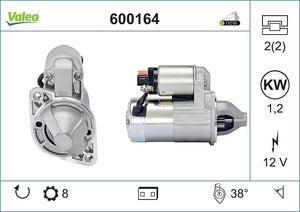 Starter Motor Fits Hyundai I30 Kia Ceed Valeo 600164
