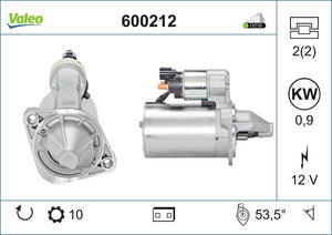 Starter Motor Fits Hyundai Accent Valeo 600212