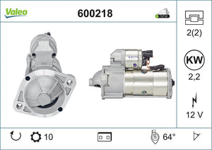 Starter Motor Valeo 600218